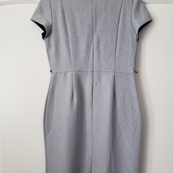 Navy & White Flap Dress - Picture 5 of 5